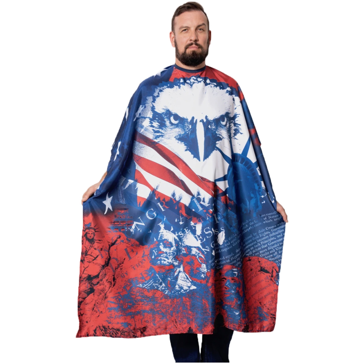 Betty Dain The 1776 Barber Cape 45 inch x 65 inch