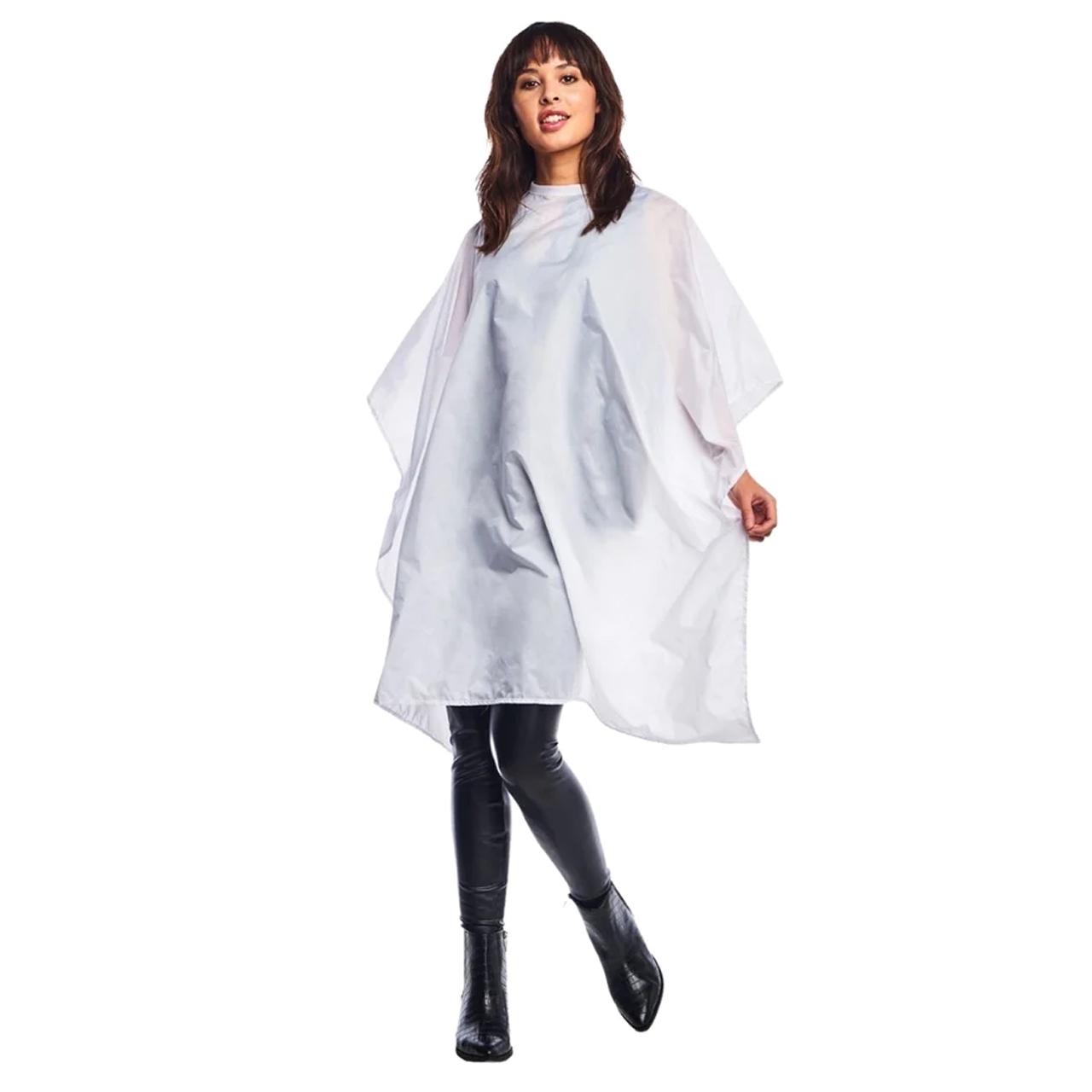 Betty Dain Whisper Styling Cape- White 45 inch x 55 inch