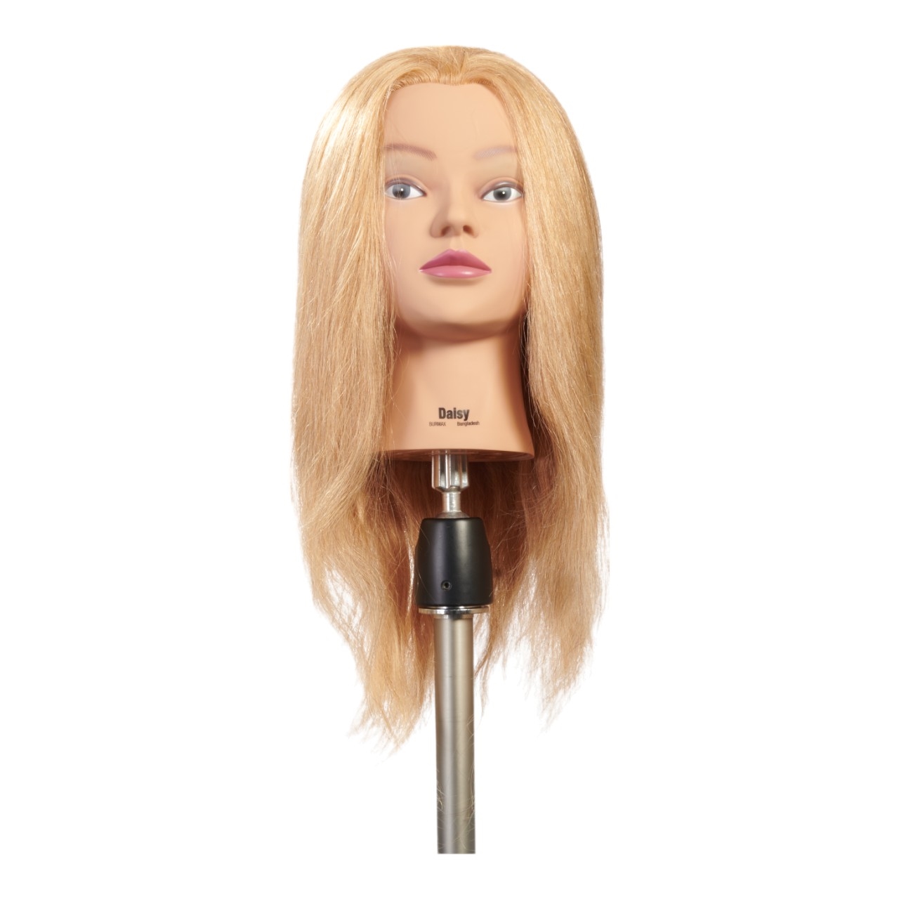 Burmax Daisy 100% Human Hair Cosmetology Mannequin Head 22-29 inch