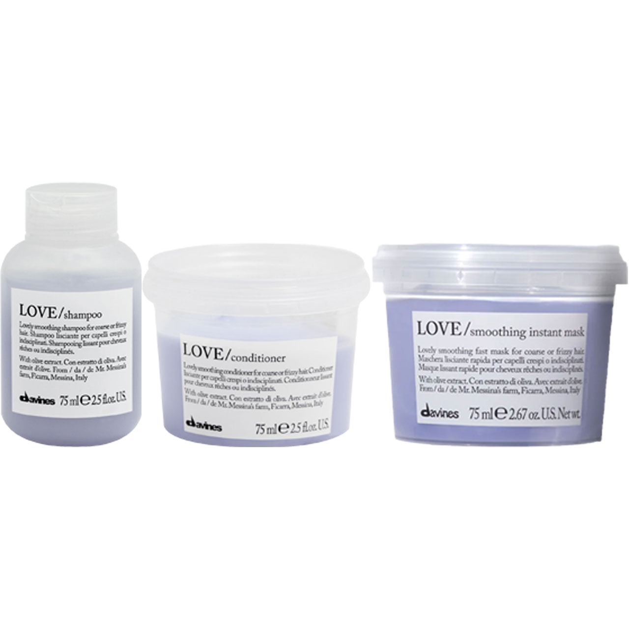 Davines Discover LOVE/ smoothing Kit 5 pc.