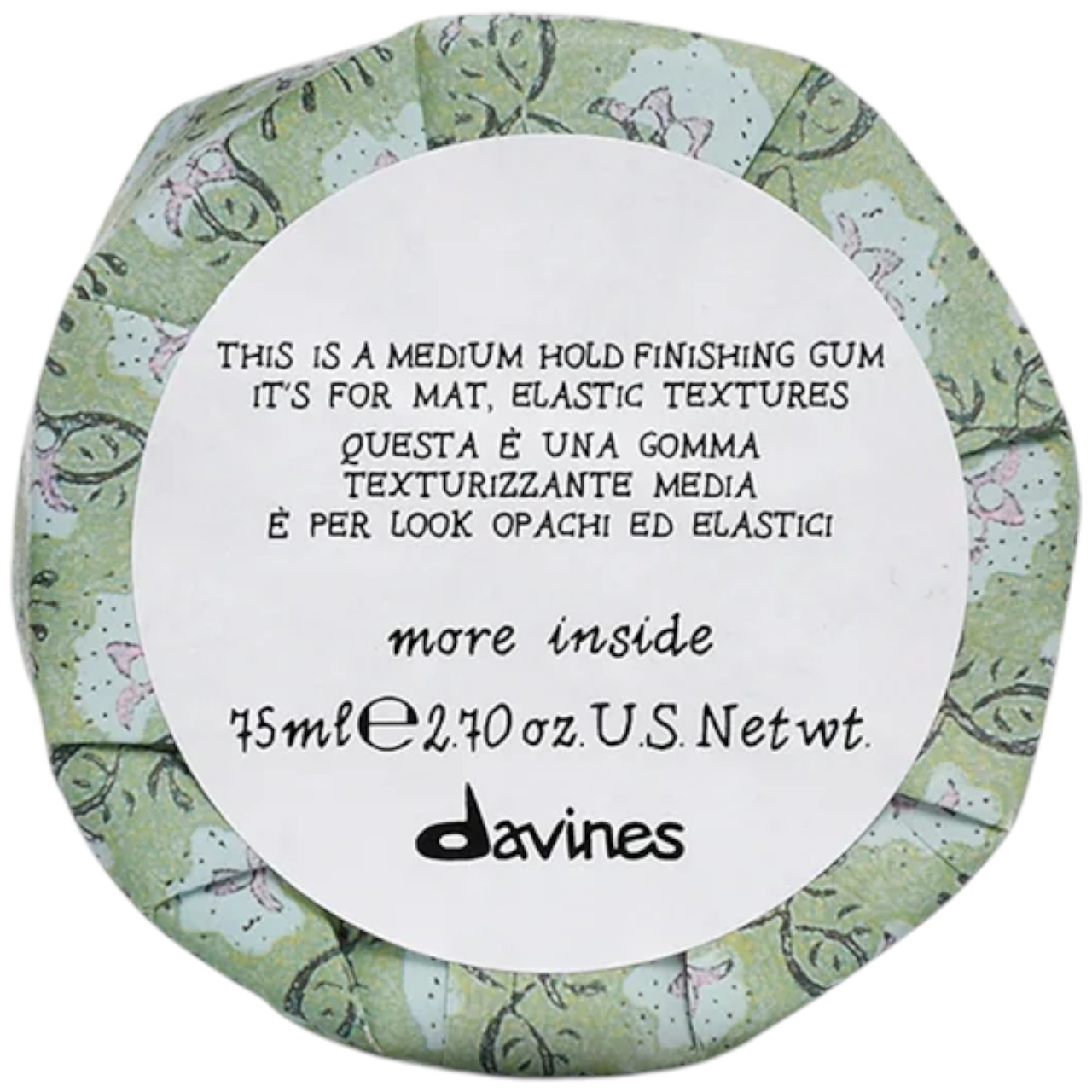 Davines This is a Medium Hold Finishing Gum 2.70 Fl. Oz.