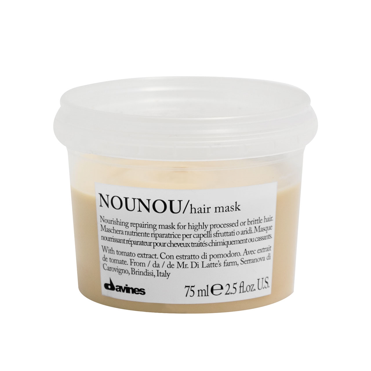 Davines NOUNOU/ hair mask 2.5 Fl. Oz.