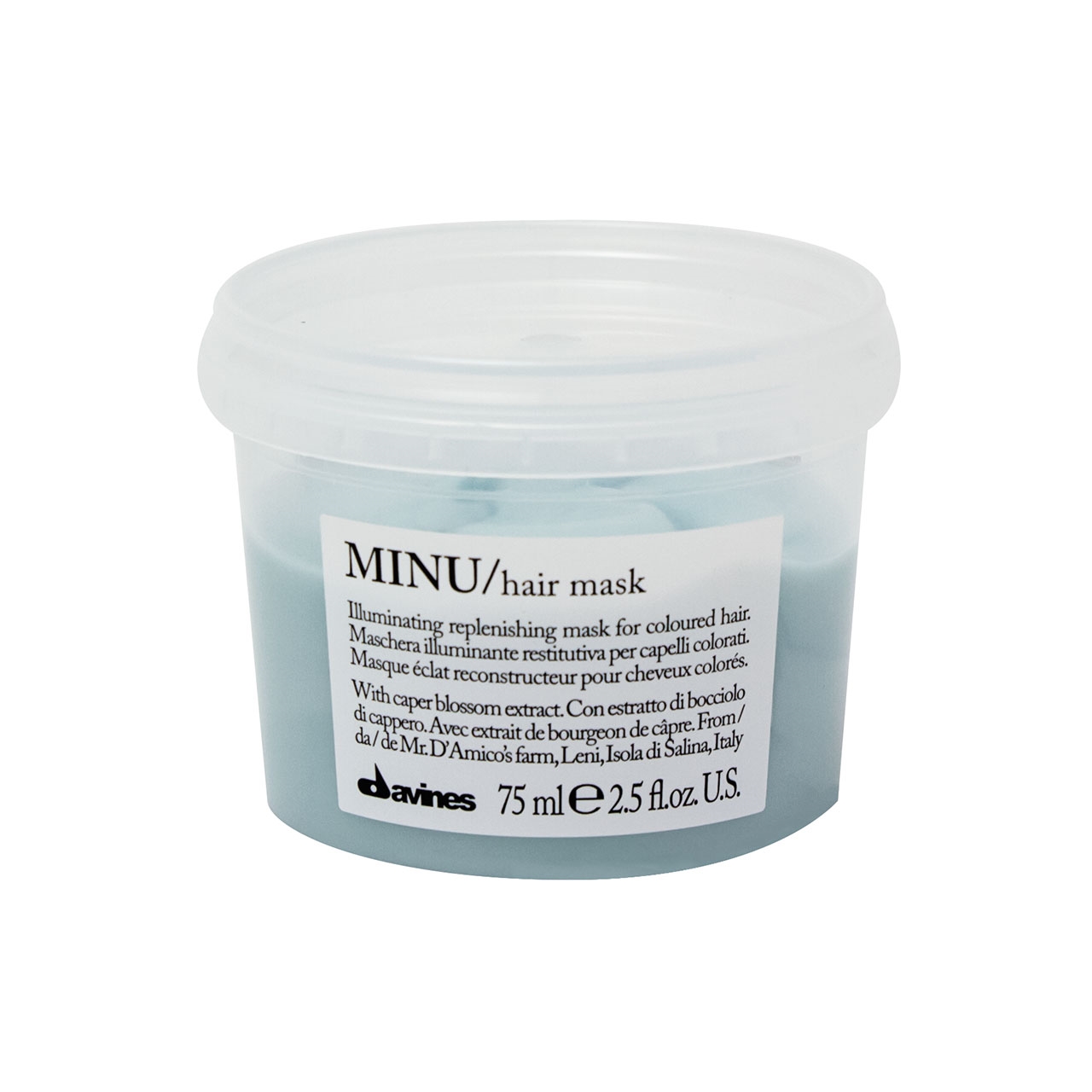 Davines MINU/ hair mask 2.5 Fl. Oz.