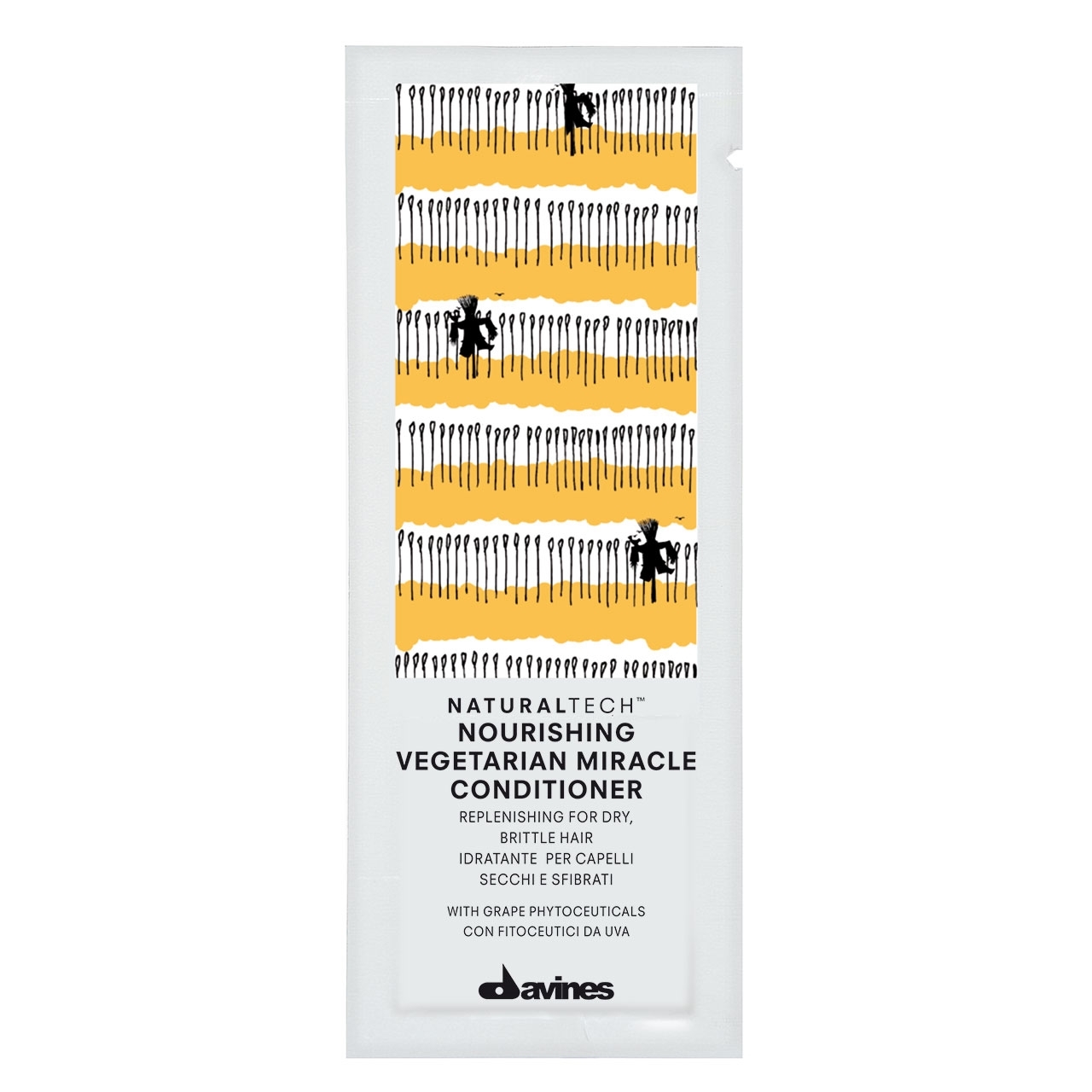 Davines Vegetarian Miracle Conditioner Sachets 12 x 0.4 Fl. Oz.