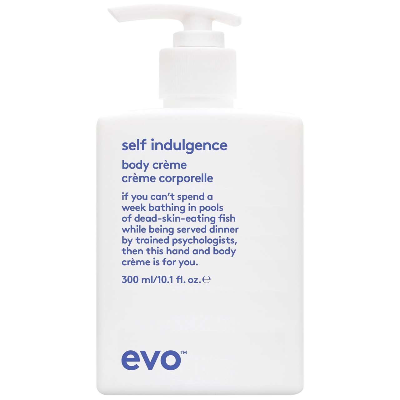 evo self indulgence body crème 10.1 Fl. Oz.