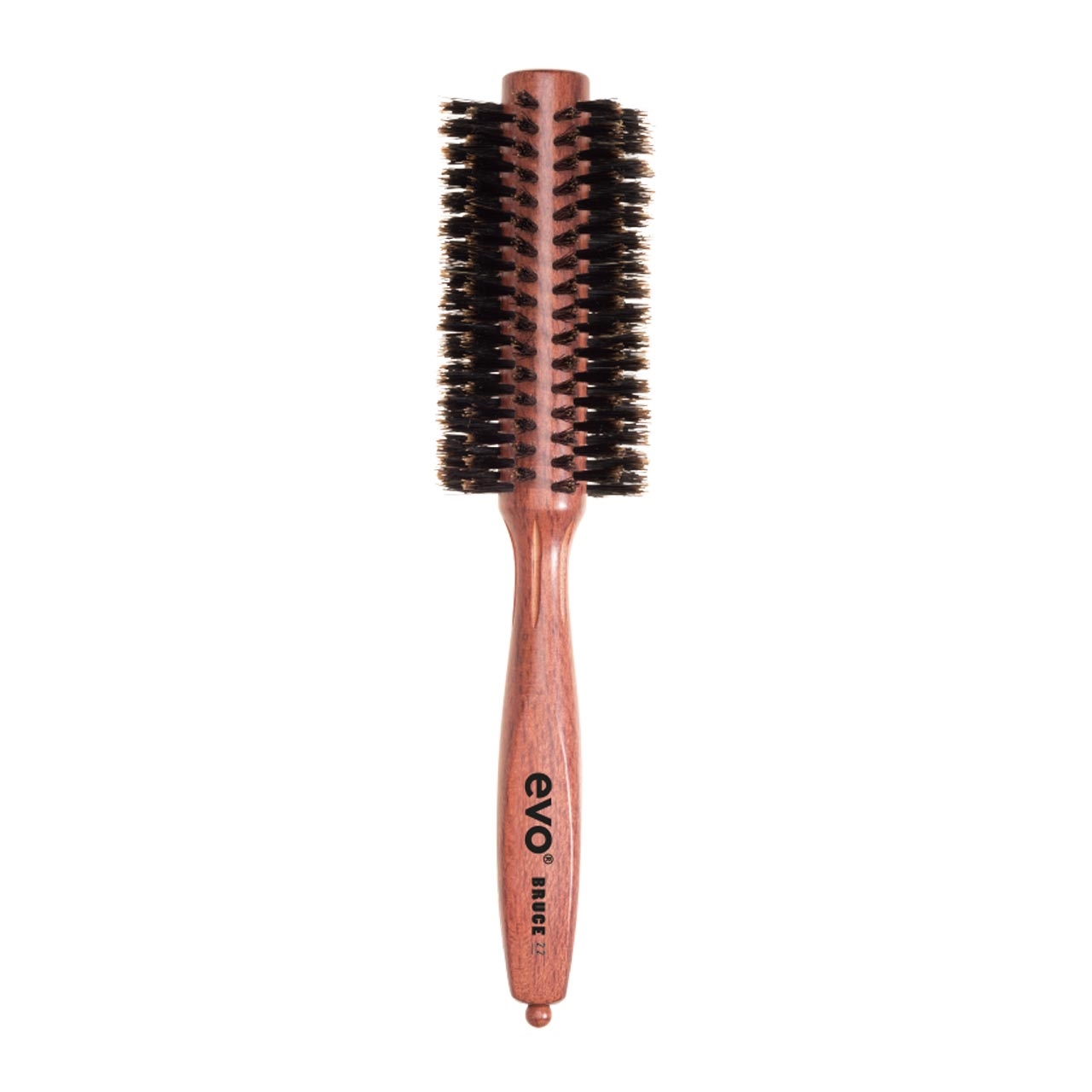 evo bruce natural bristle radial brush 1 inch