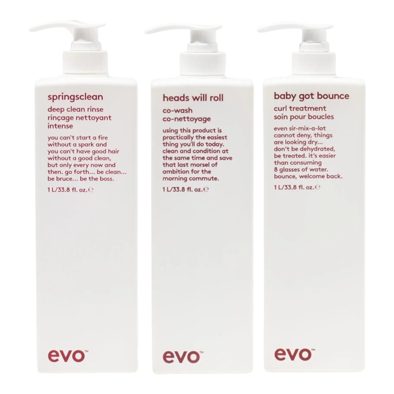 evo Curl Liter Trio 3 pc.