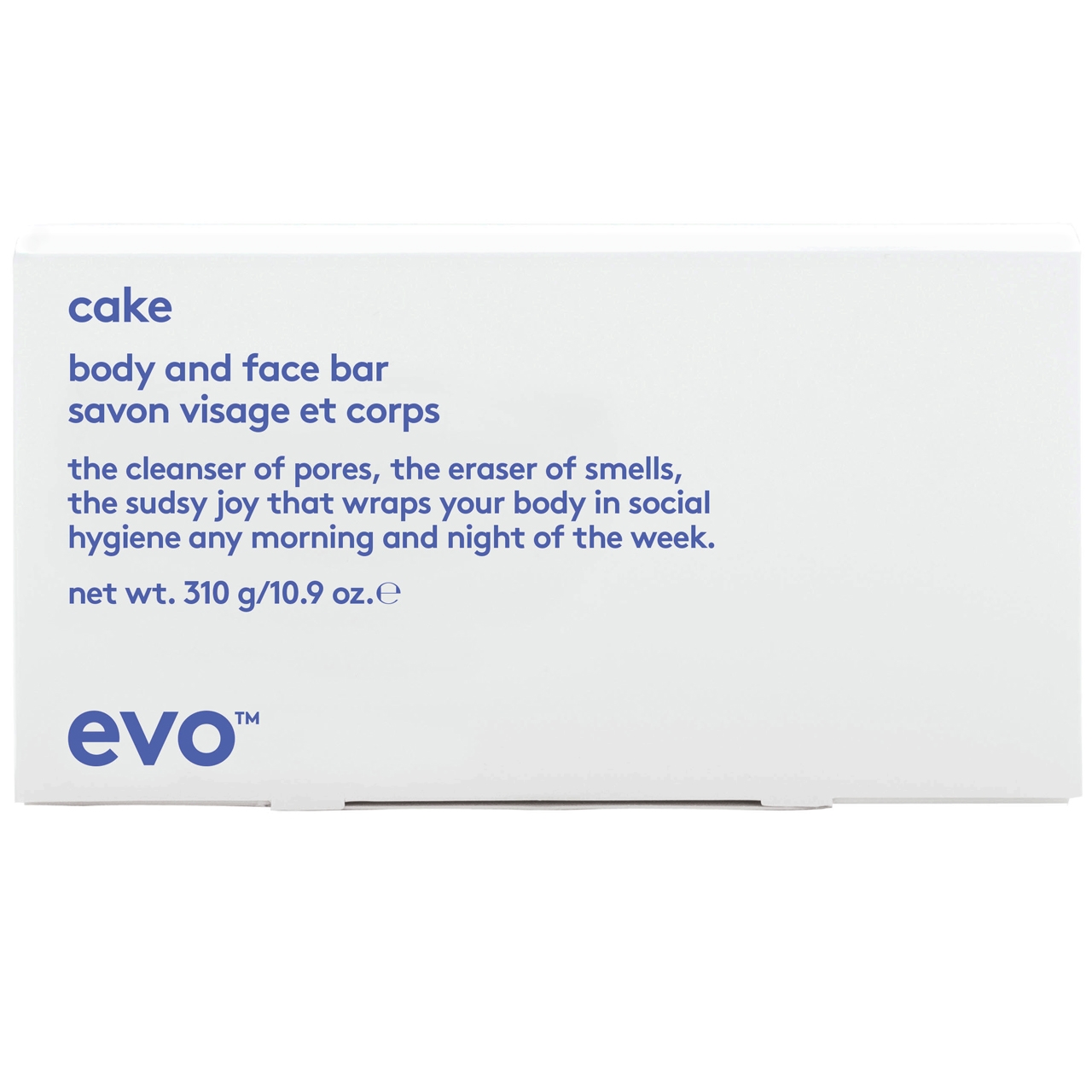 evo cake body and face bar 10.93 Fl. Oz.