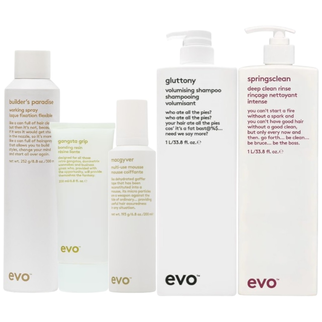 evo bigger the better salon Intro 837 pc.