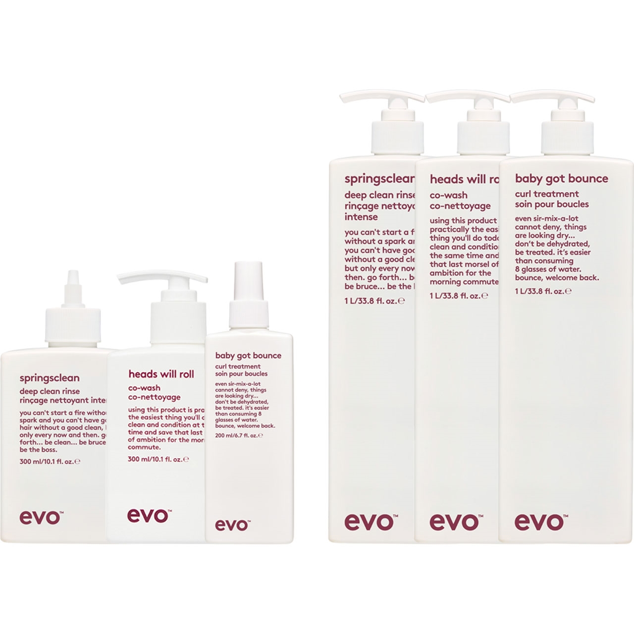 evo bounce back curl kit 21 pc.