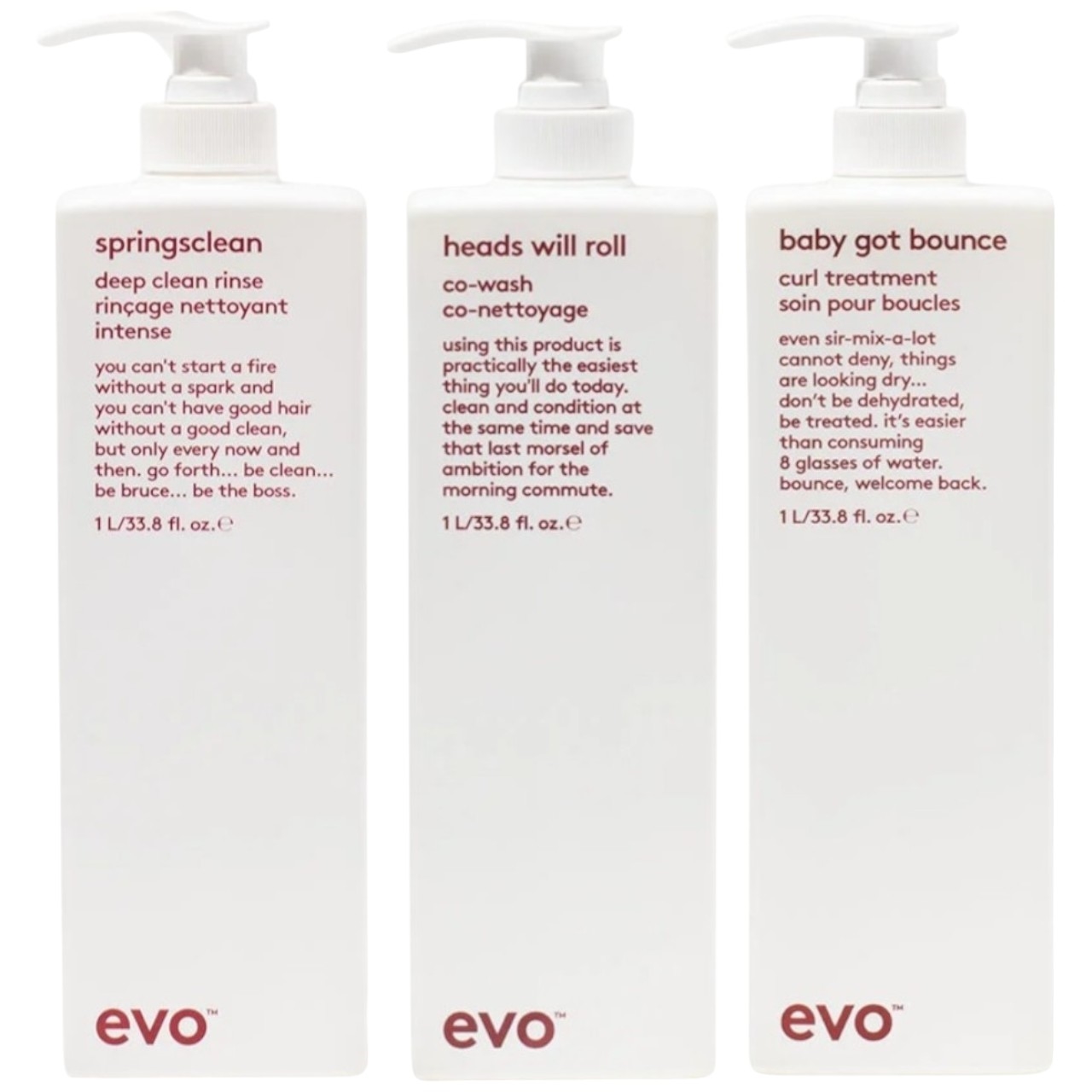 evo curls liter trio 3 pc.