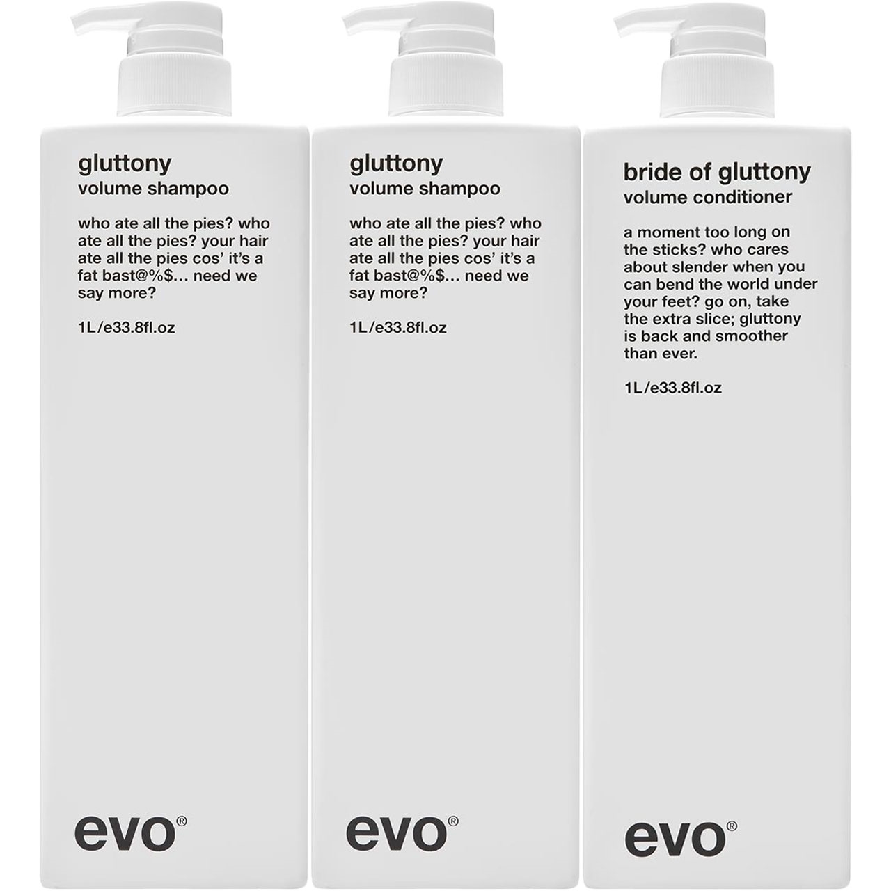 evo daily volume liter trio 3 pc.