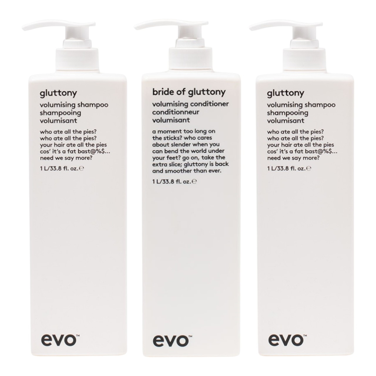 evo Gluttony Liter Trio 3 pc.