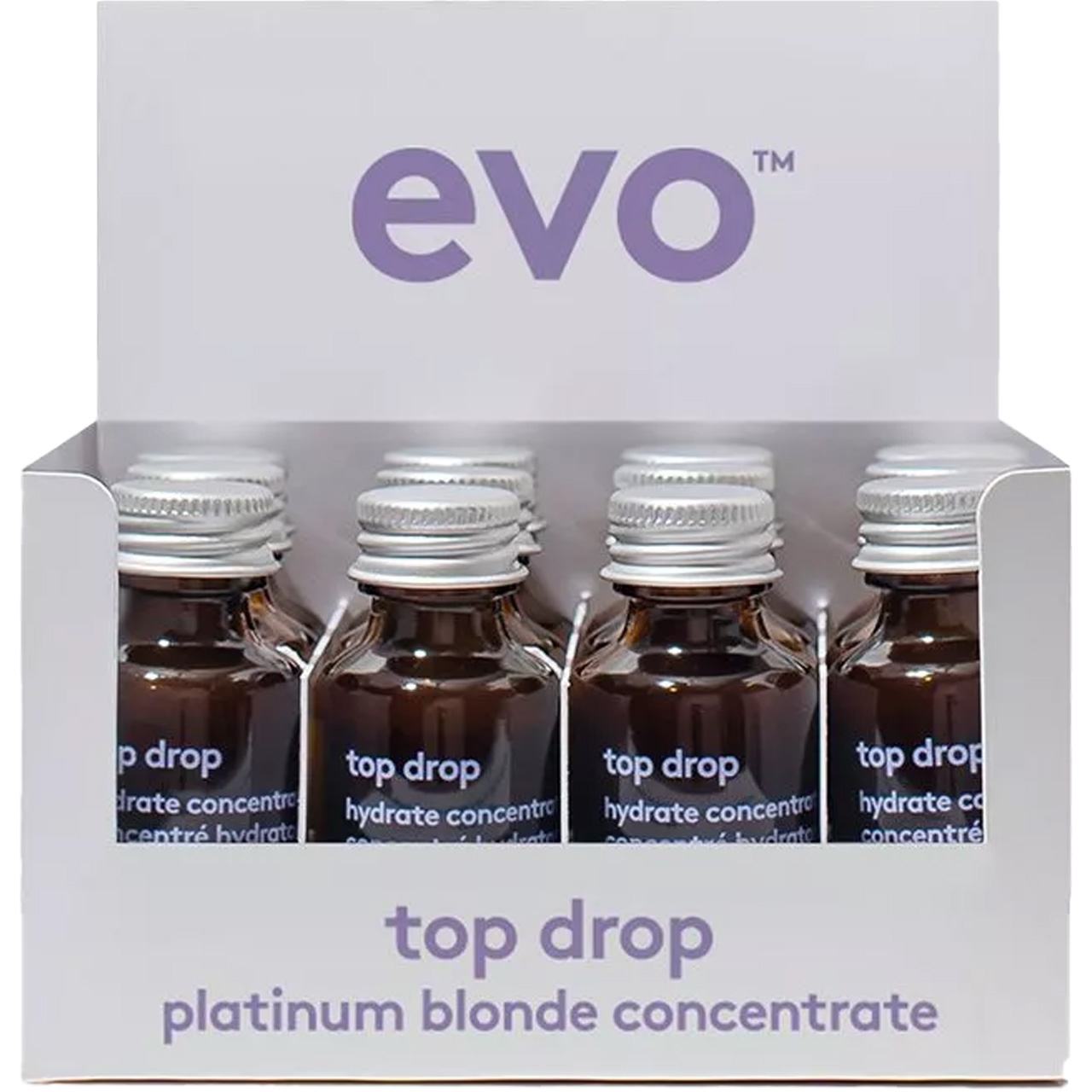 evo top drop platinum blonde concentrate 12 x 0.5 Fl. Oz.