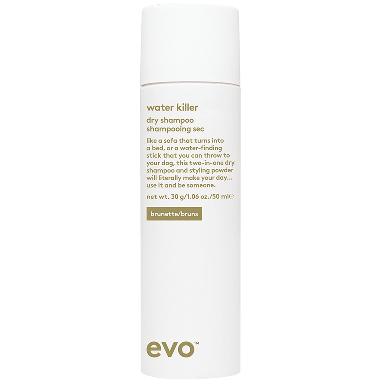 evo water killer dry shampoo - brunette 1.06 Fl. Oz.