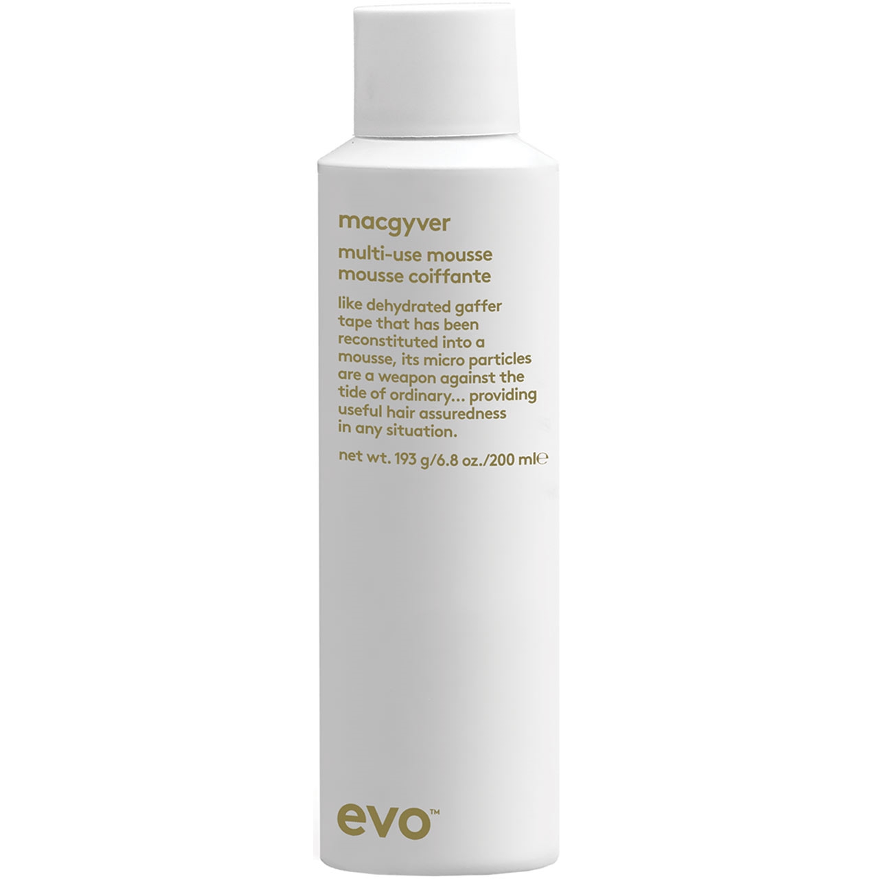 evo macgyver multi-use mousse 6.8 Fl. Oz.