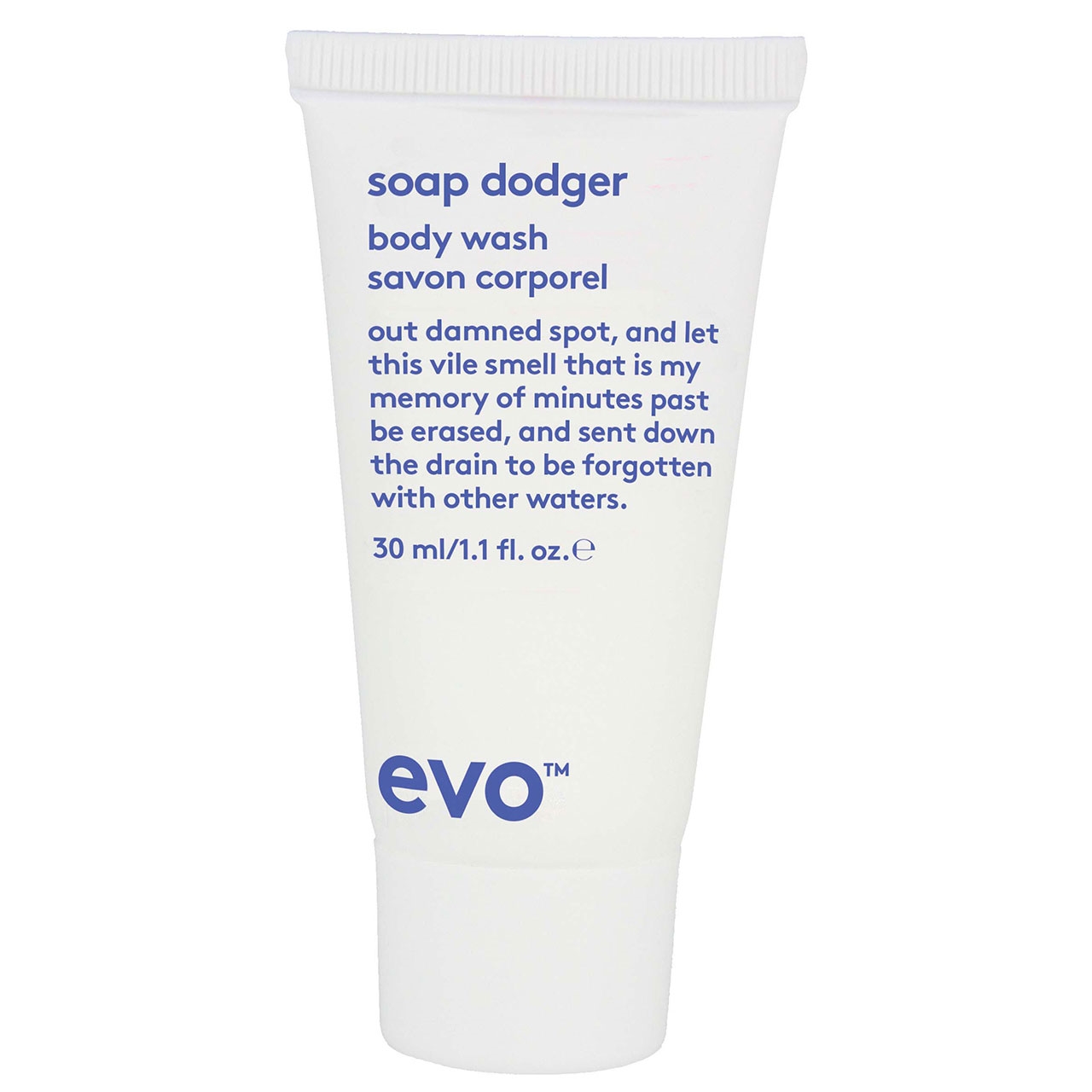 evo soap dodger body wash 1.1 Fl. Oz.