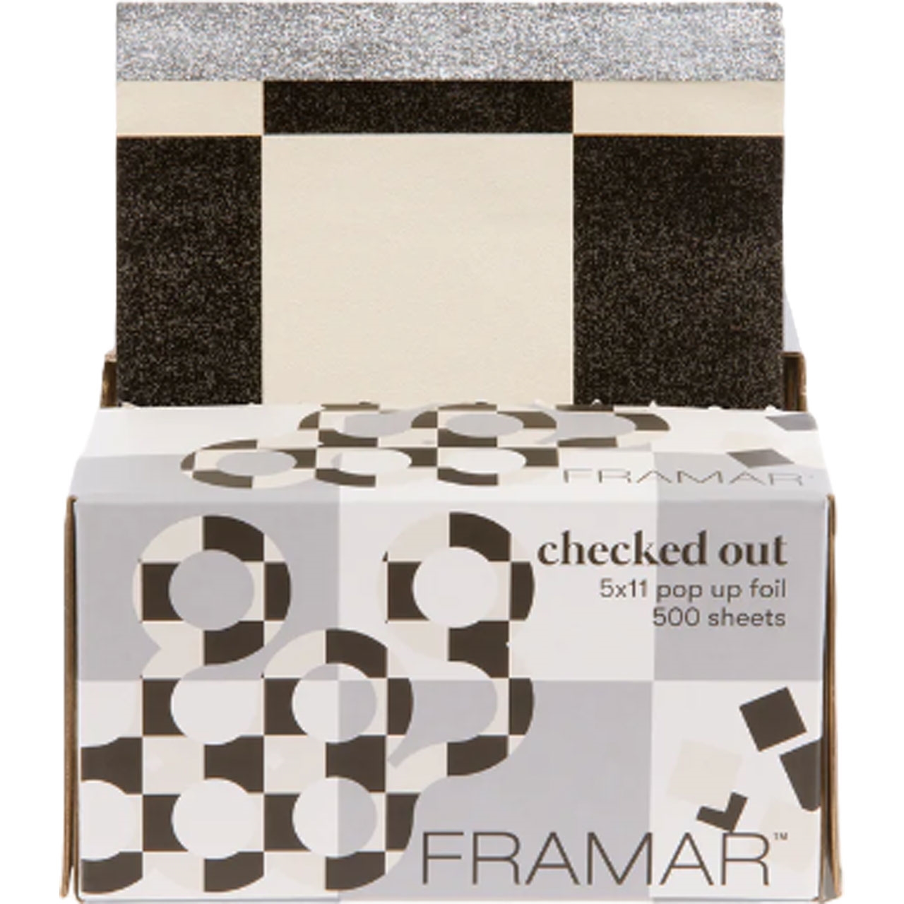 Framar Checked Out Pop Up Foil 5 inch x 11 inch 500 ct.