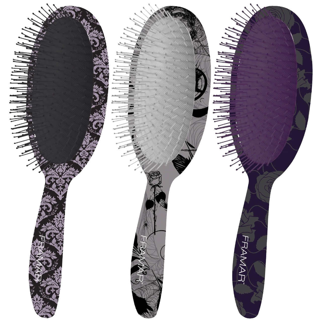 Framar Oh My Goth Detangle Brush Display 9 pc.