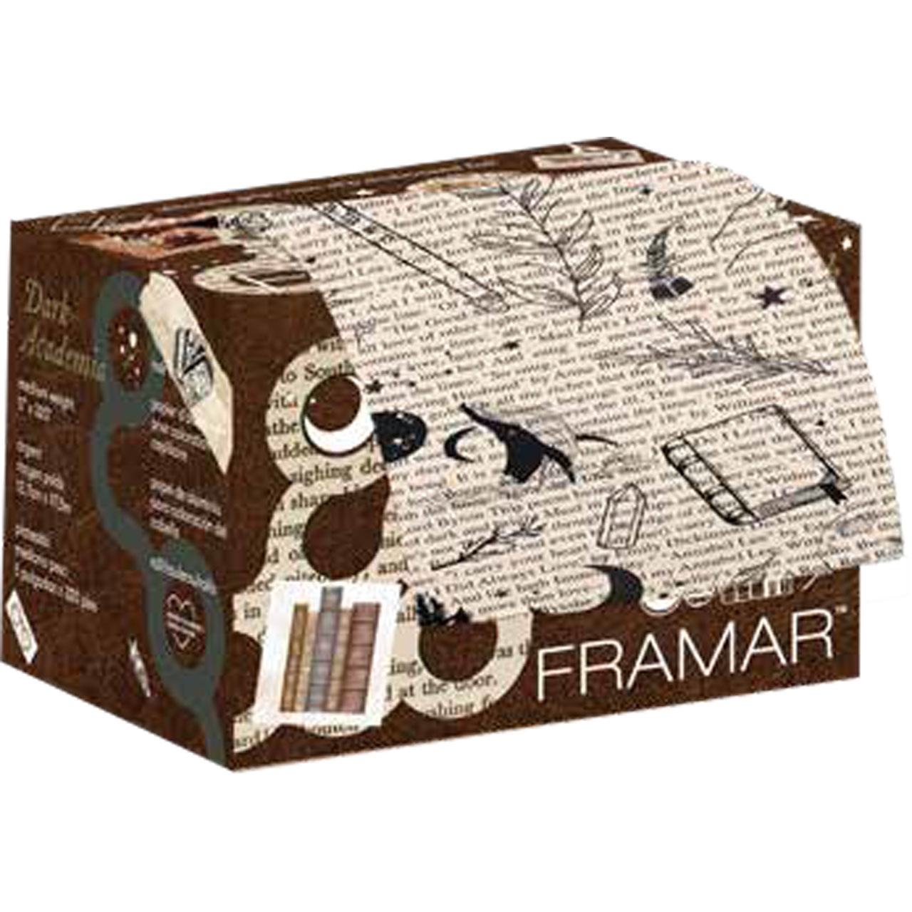 Framar Dark Academia Embossed Roll 320 ft.