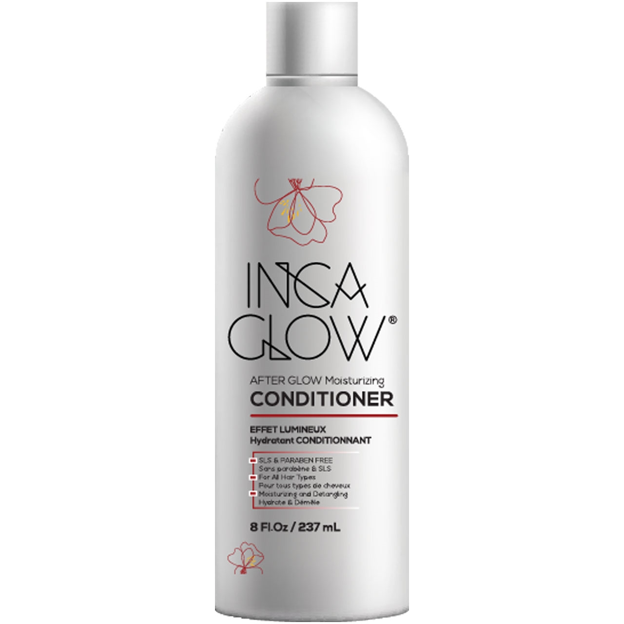 INCA GLOW After Glow Moisturizer Conditioner 8 Fl. Oz.