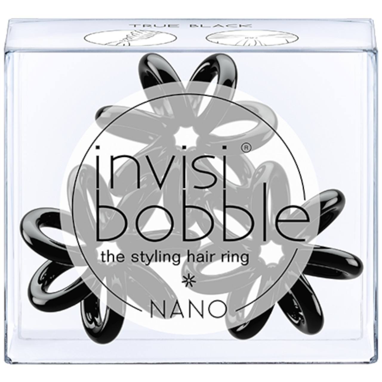 Invisibobble Nano- True Black 3 pc.