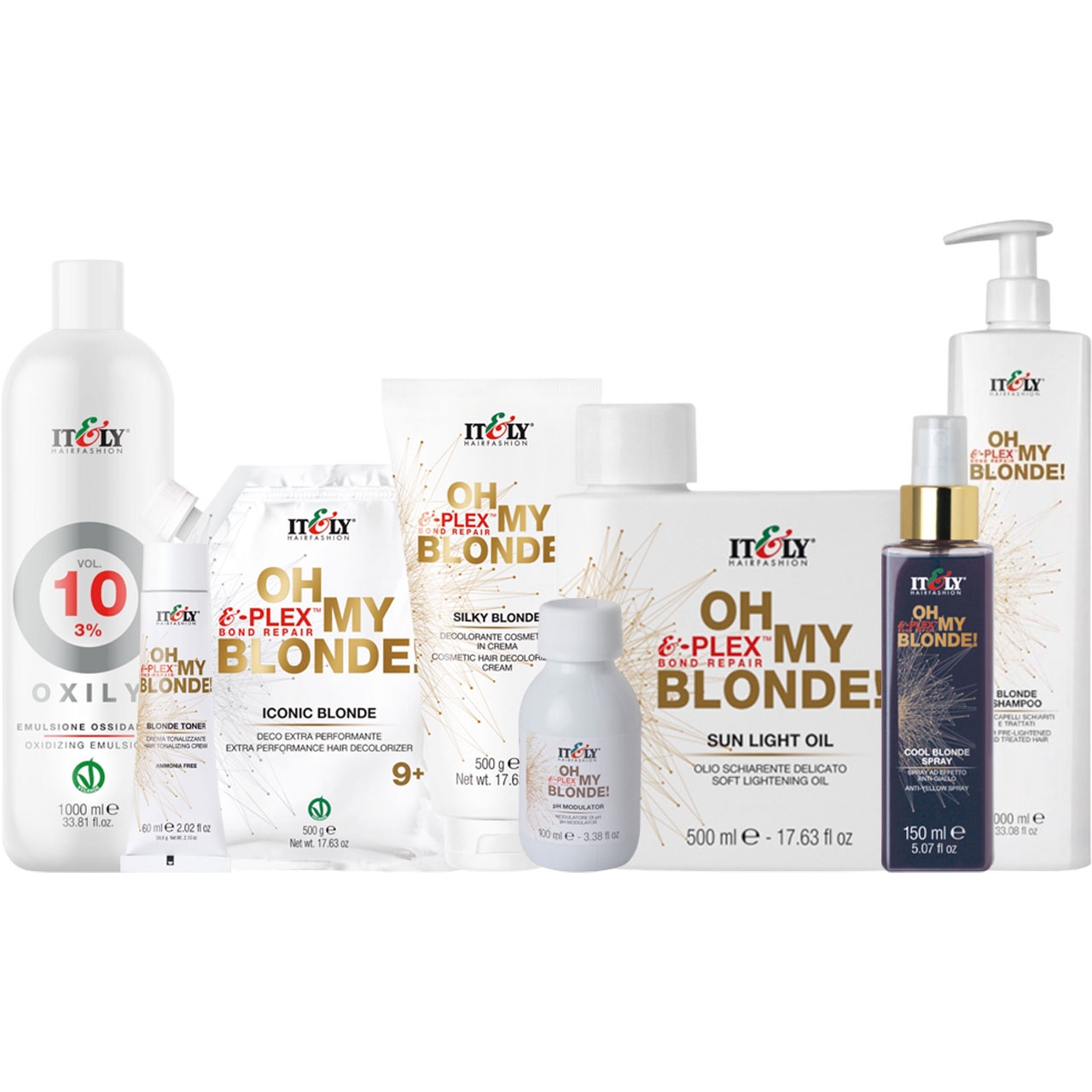 ITELY HAIRFASHION OH MY BLONDE! All In Intro 19 pc.