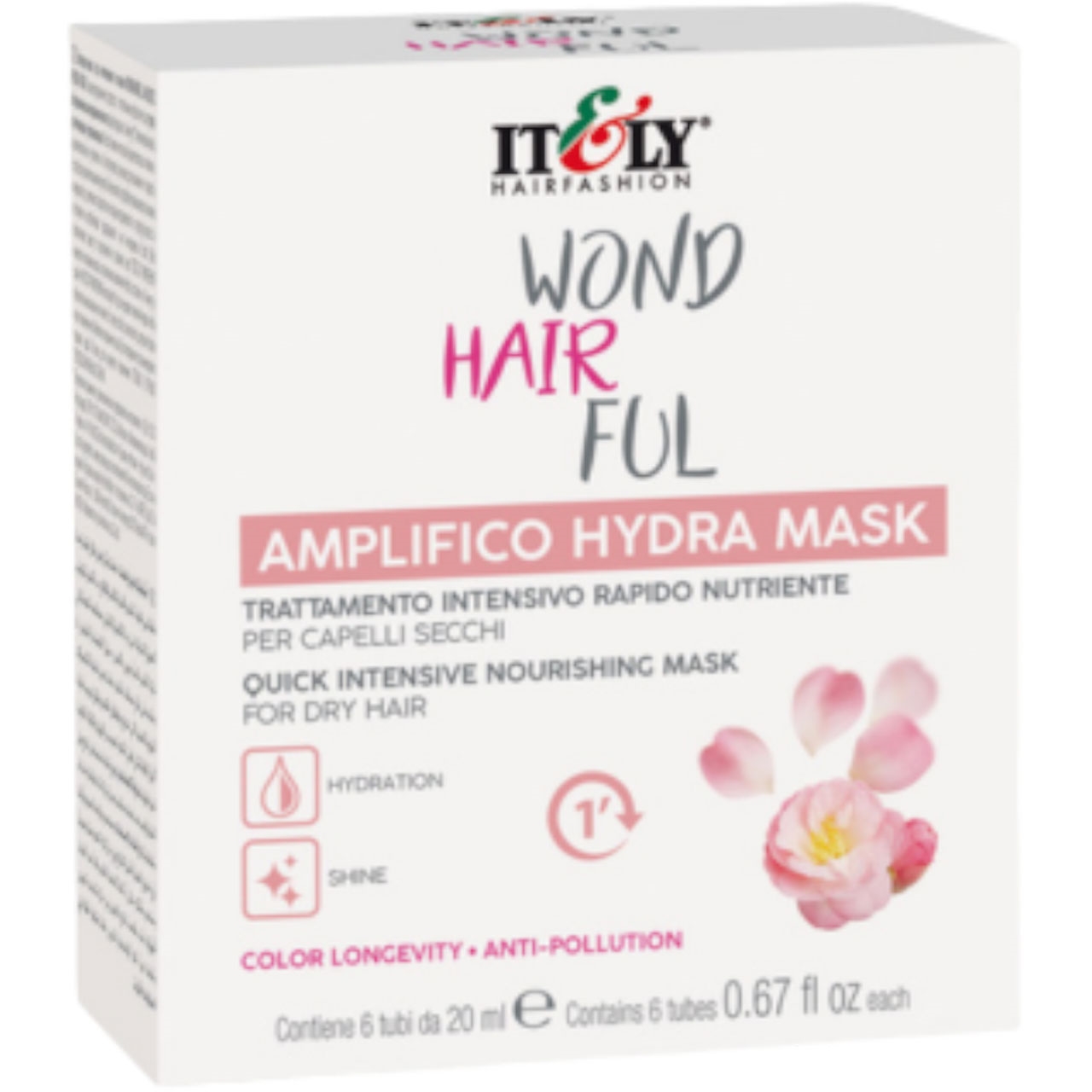 ITELY HAIRFASHION HYDRA MASK 6 x 0.67 Fl. Oz.