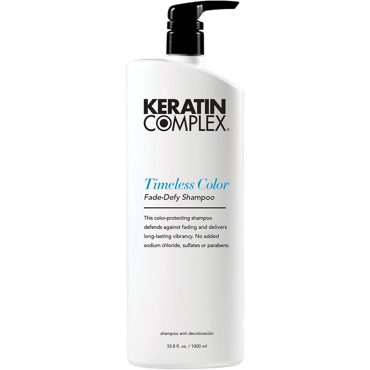 Keratin Complex Timeless Color Fade Defy Shampoo Liter