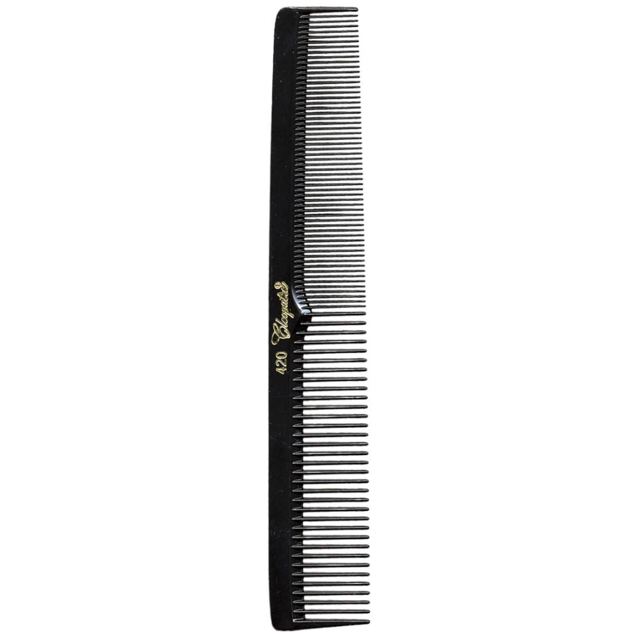 Burmax Flat Ruler Back Finger Waver Comb 7 inch