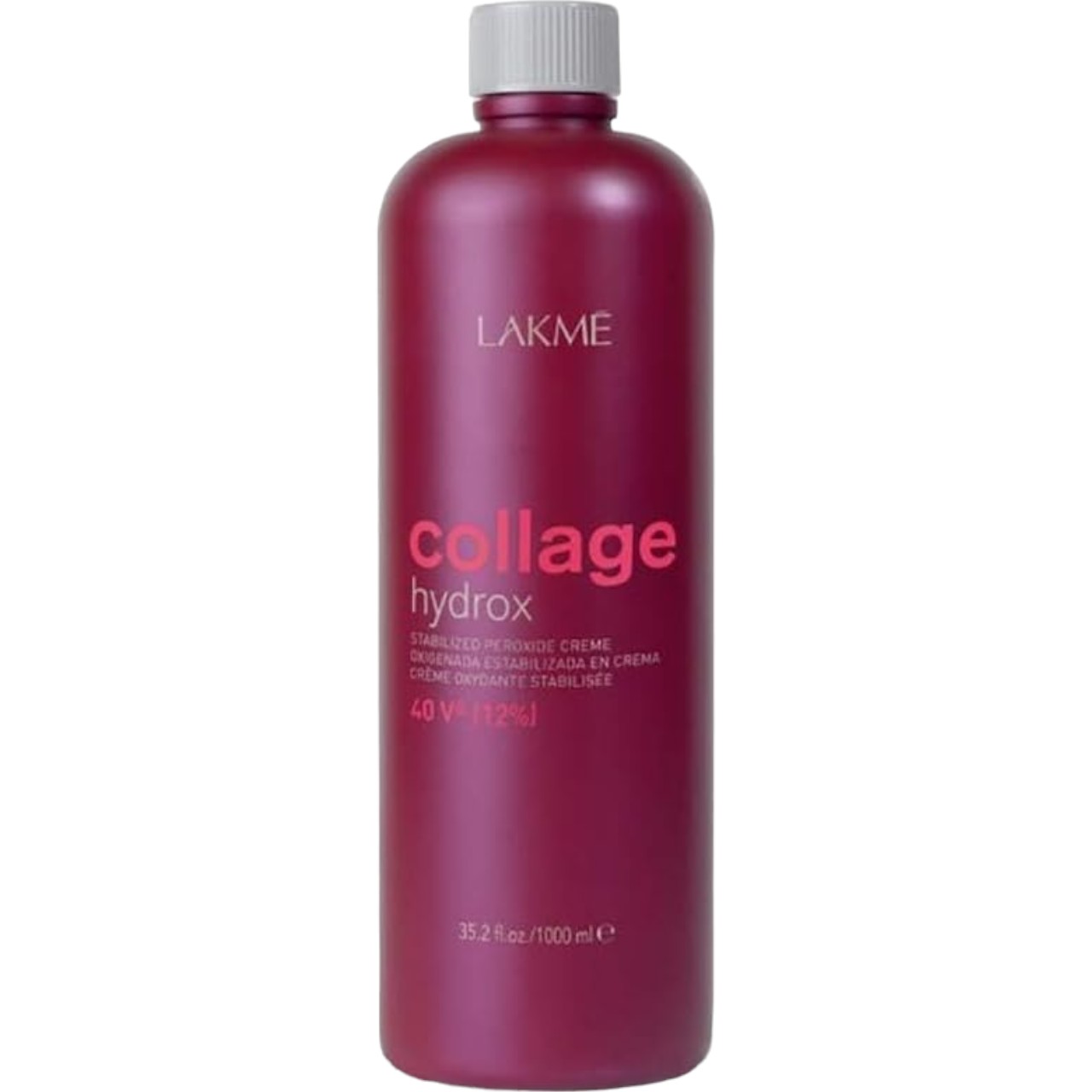 LAKMÉ COLLAGE HYDROX STABILIZED PEROXIDE CREME 40 Volume 35.2 Fl. Oz.