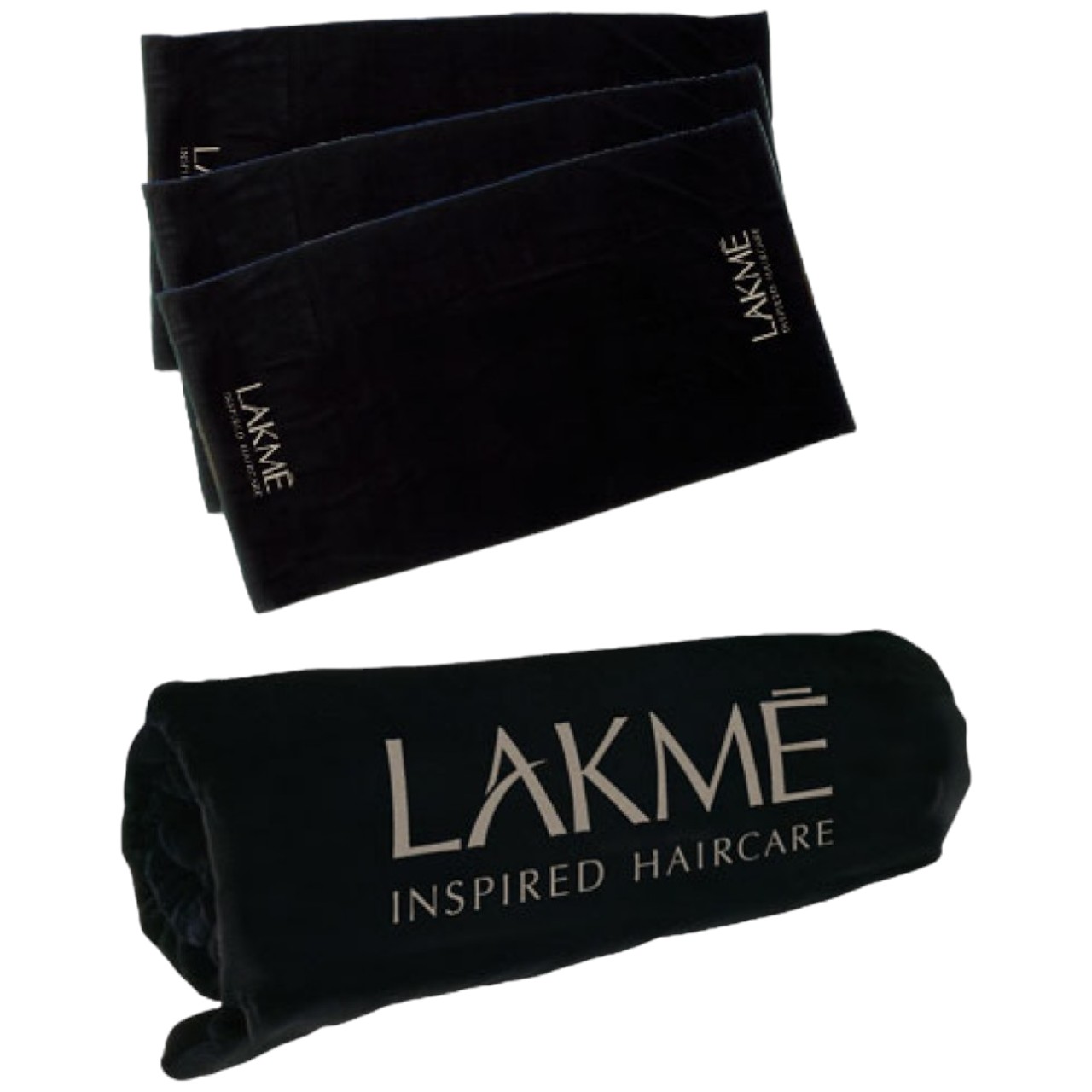 LAKMÉ COLLAGE/GLOSS/CHROMA Black Logo Towel