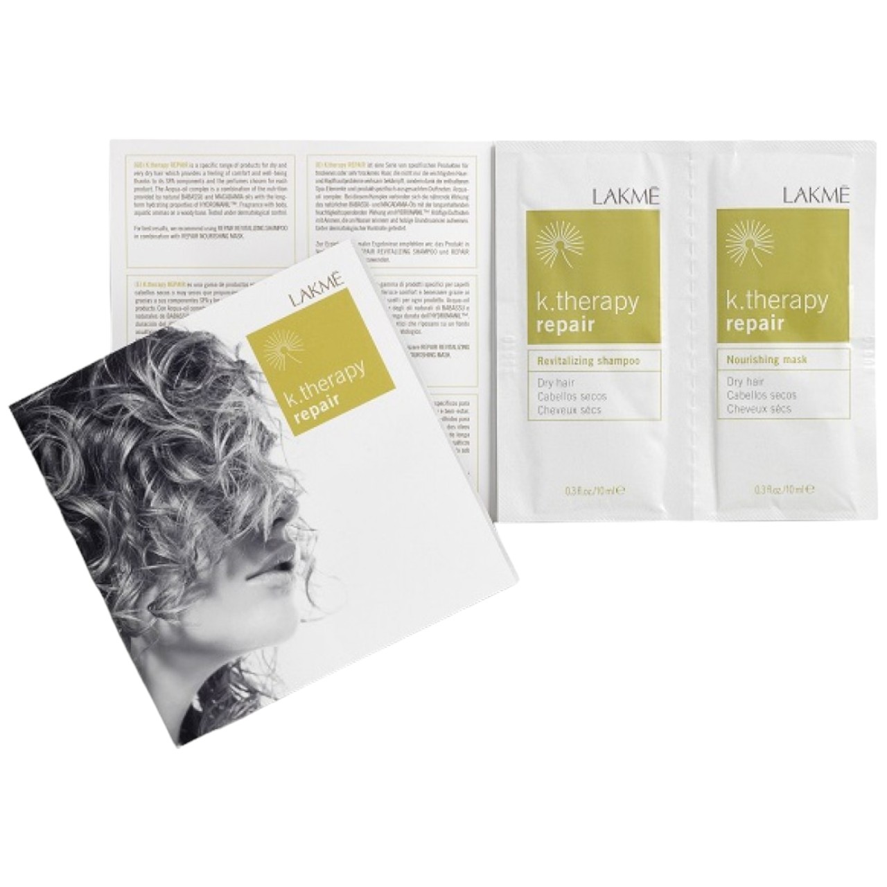 LAKMÉ repair shampoo/mask Sachet 2 x 0.3 Fl. Oz.