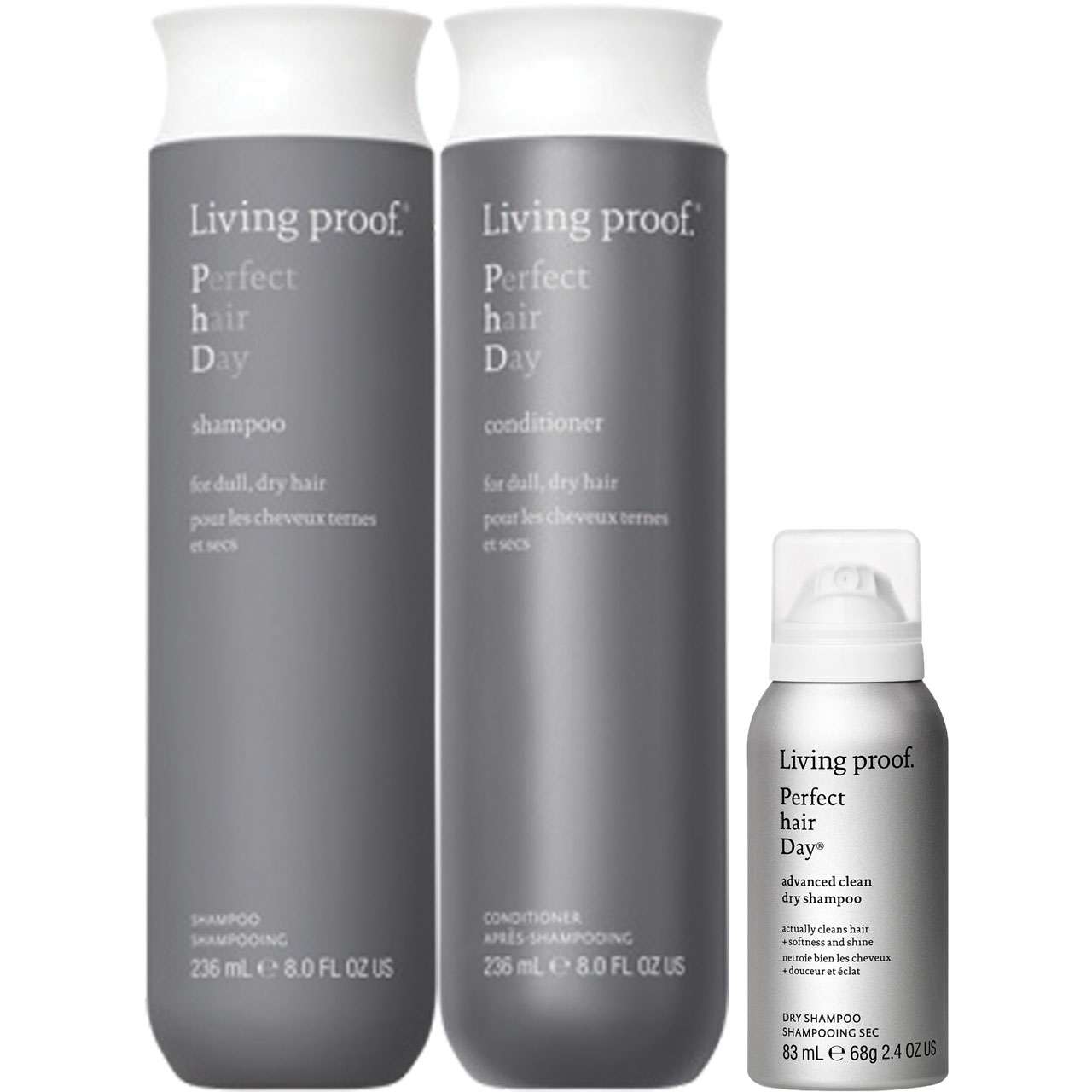 Living Proof Perfect hair Day Shampoo + Conditioner 3 pc.