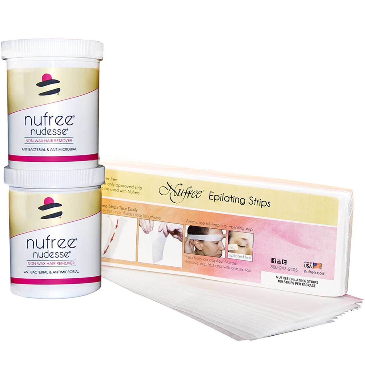 Nufree Nudesse Mini Double Jar Pack 3 pc.