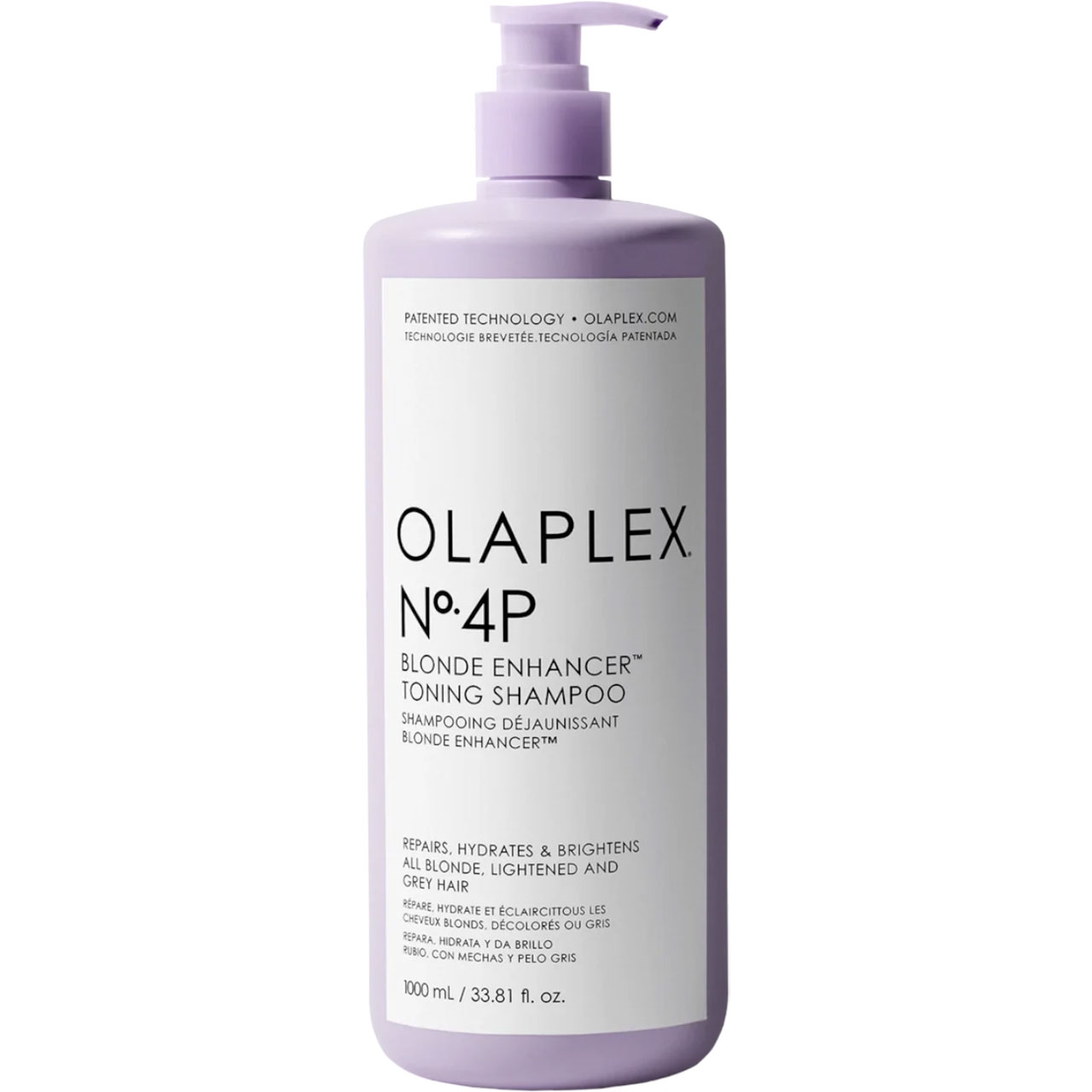 OLAPLEX Nº.4P BLONDE ENHANCER TONING SHAMPOO Liter