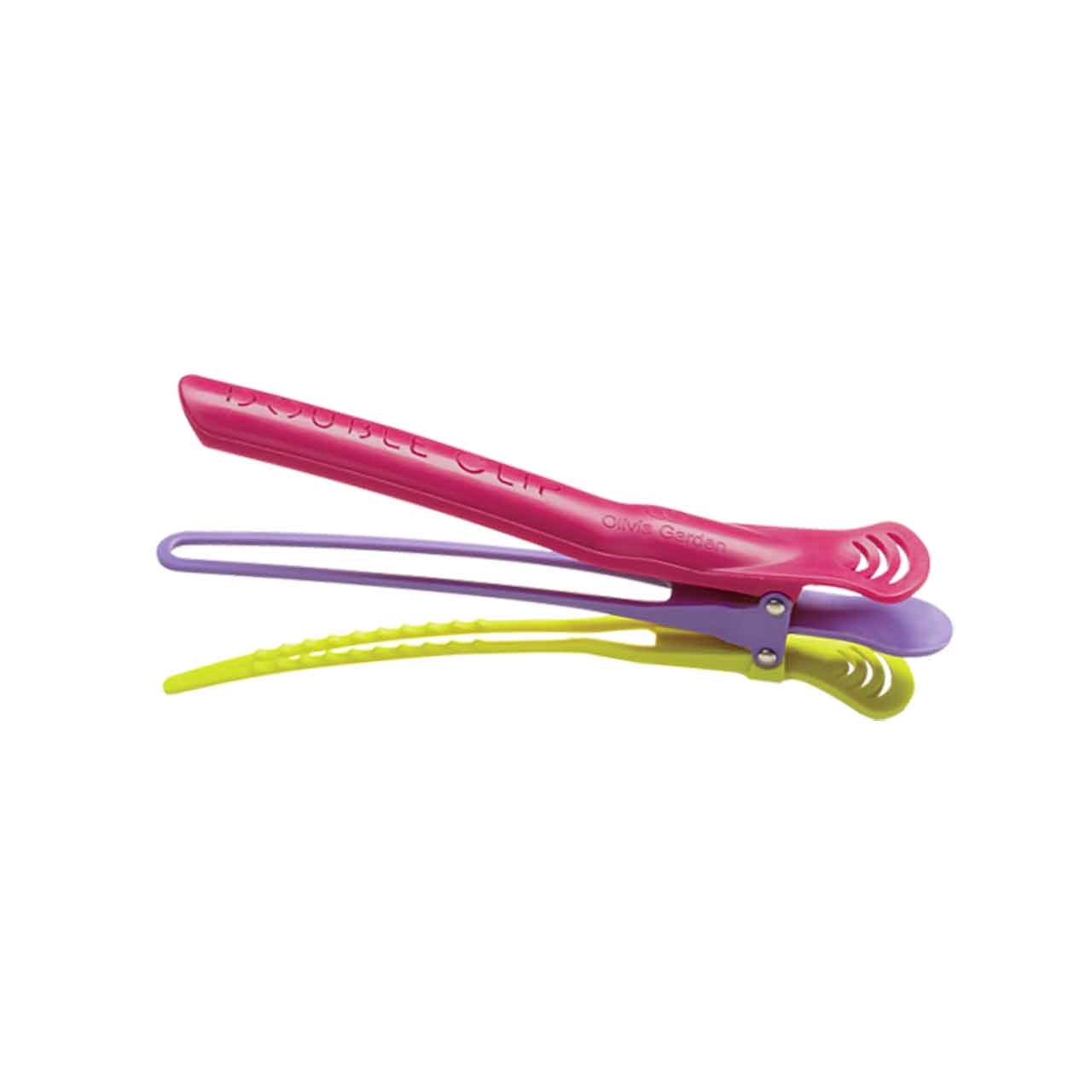 Olivia Garden Double Clip 2 pk.