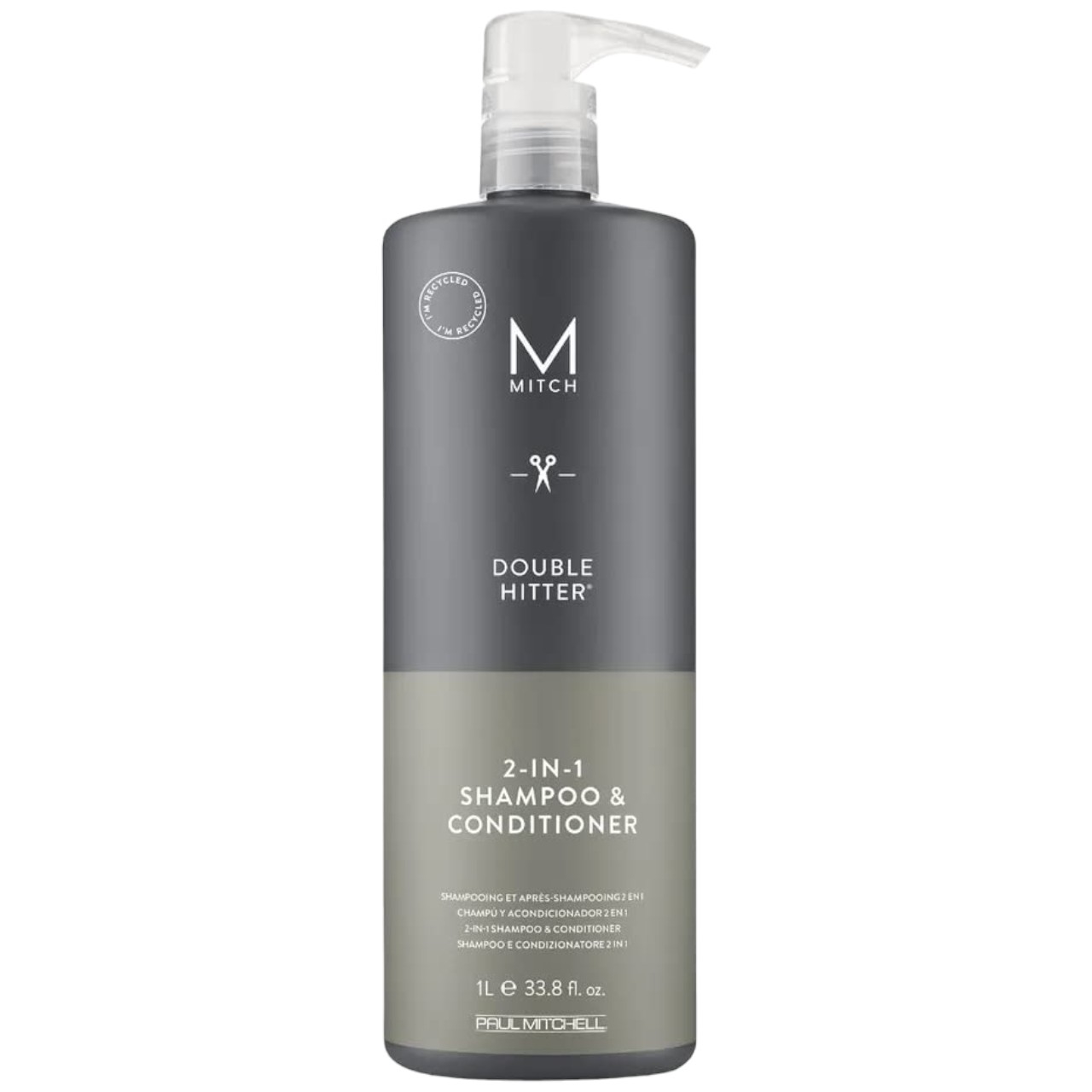 Paul Mitchell DOUBLE HITTER 2-in-1 Shampoo & Conditioner Liter