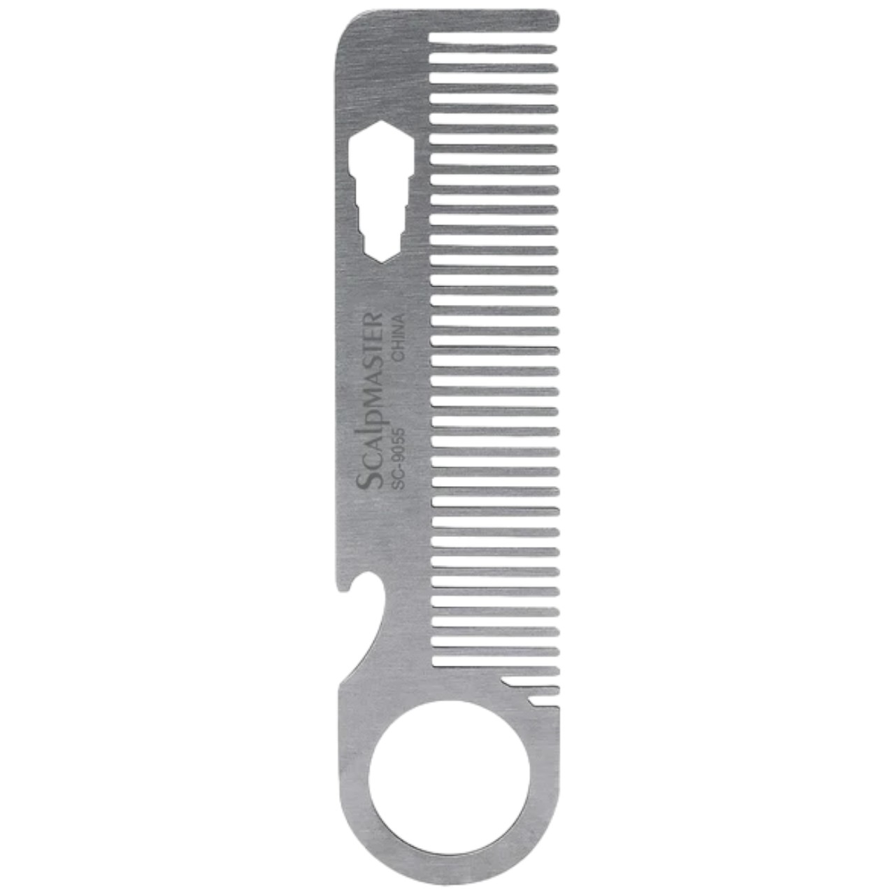 Scalpmaster Stainless Steel Beard Comb 5.5 inch