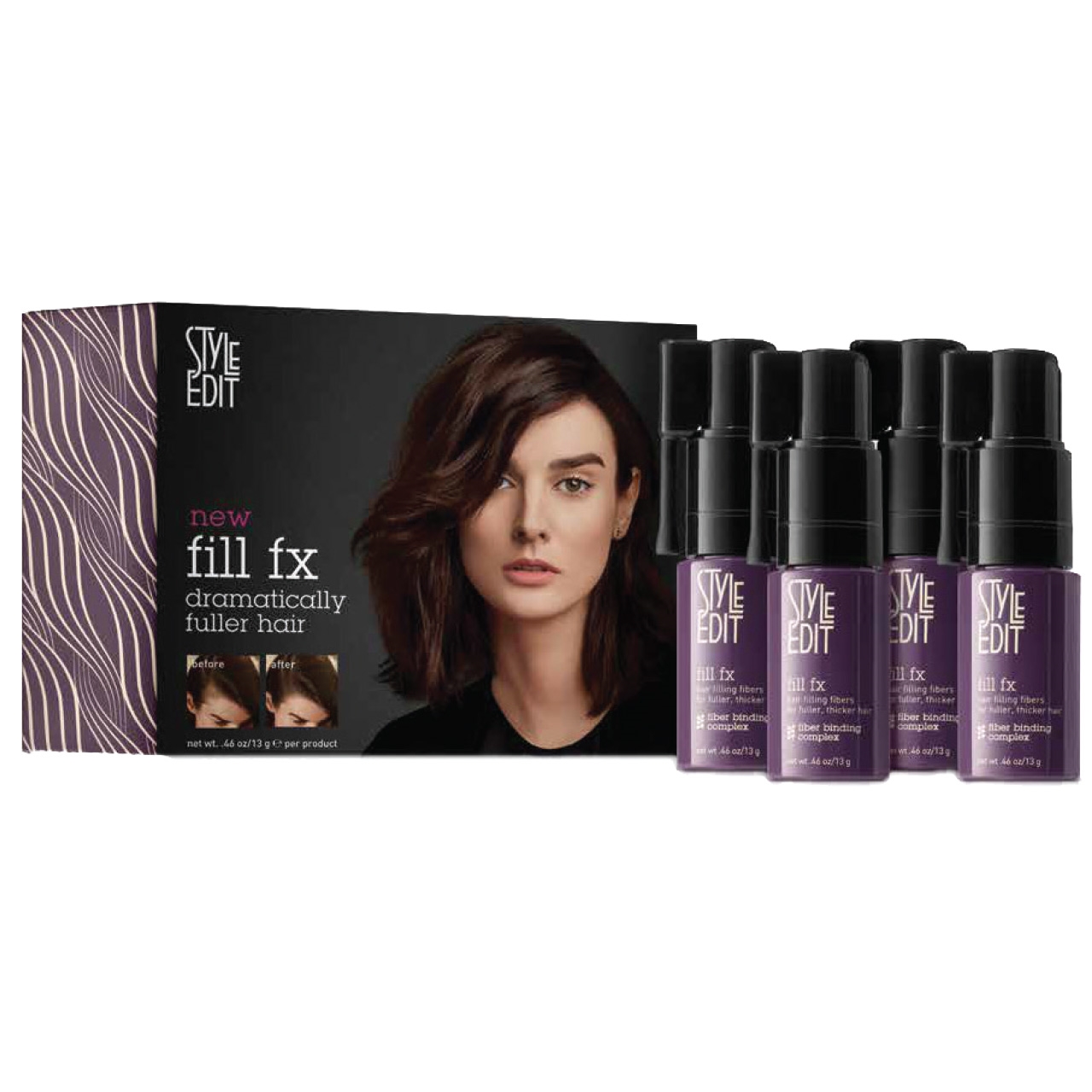 Style Edit Fill FX Fiber Powder Try Me Kit 4 pc.