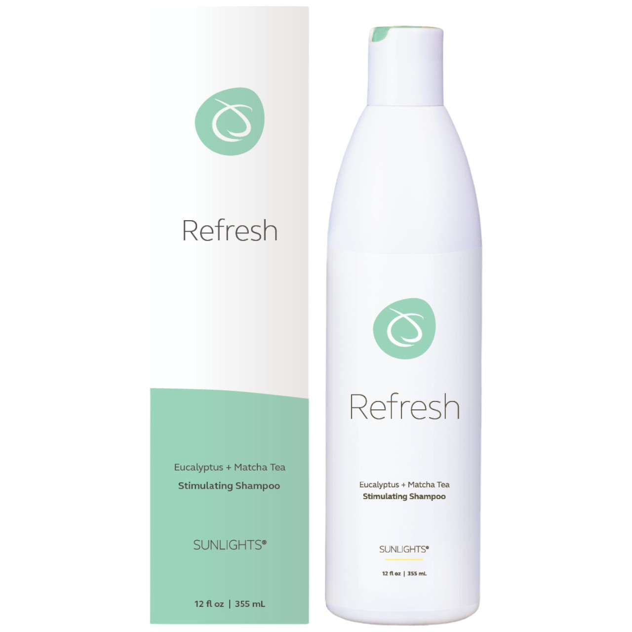 Sunlights Refresh Eucalyptus + Matcha Tea Stimulating Shampoo 12 Fl. Oz.