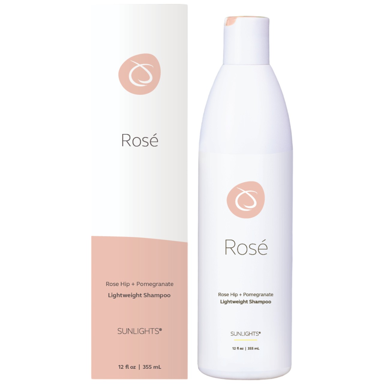 Sunlights Rosé Rose Hip + Pomegranate Lightweight Shampoo 12 Fl. Oz.