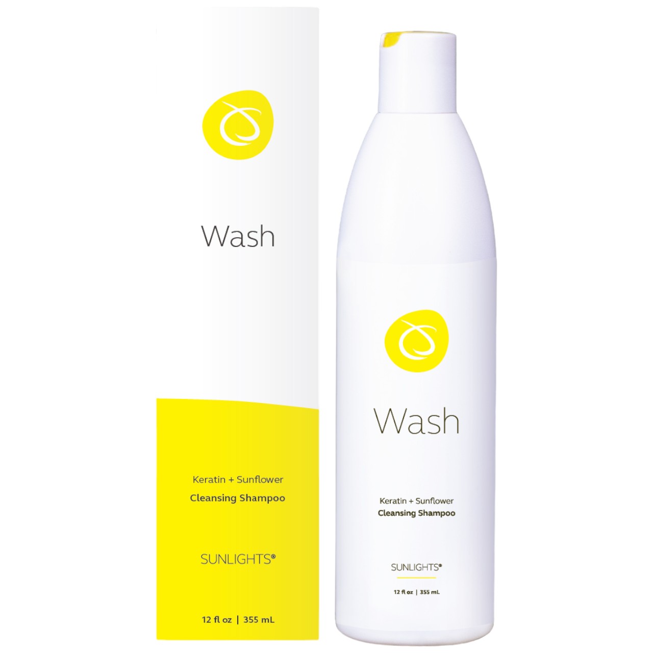 Sunlights Wash Keratin + Sunflower Cleansing Shampoo 12 Fl. Oz.