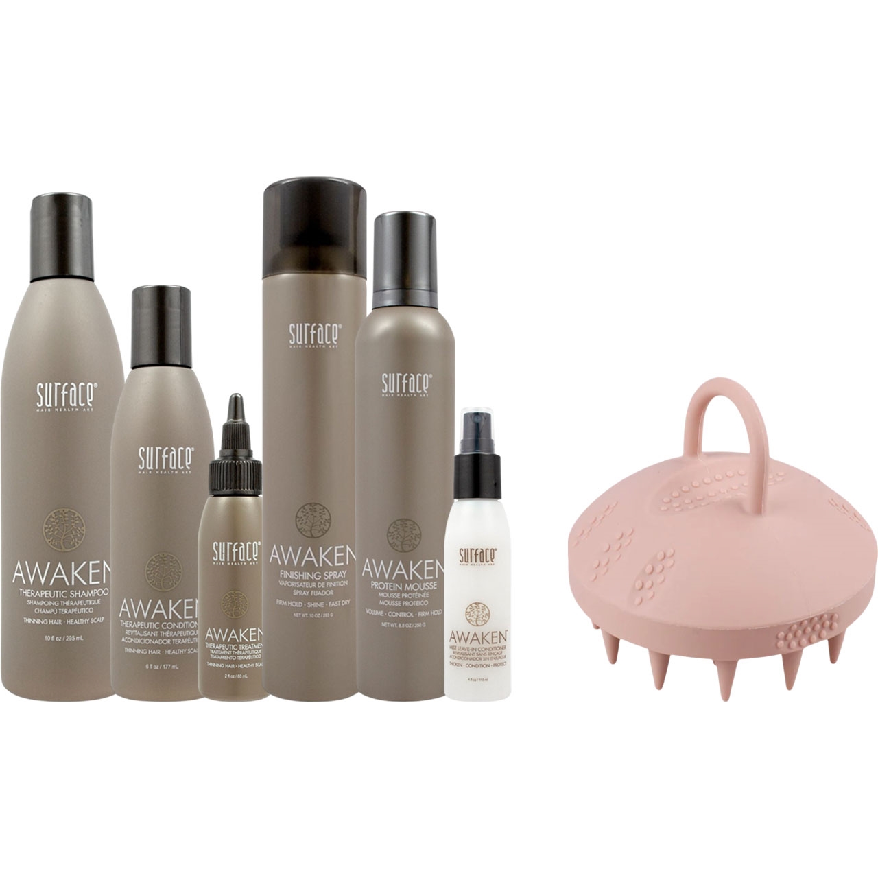 Surface Hair Buy 6 AWAKEN Items, Get SCALP MASSAGE BRUSH FREE!