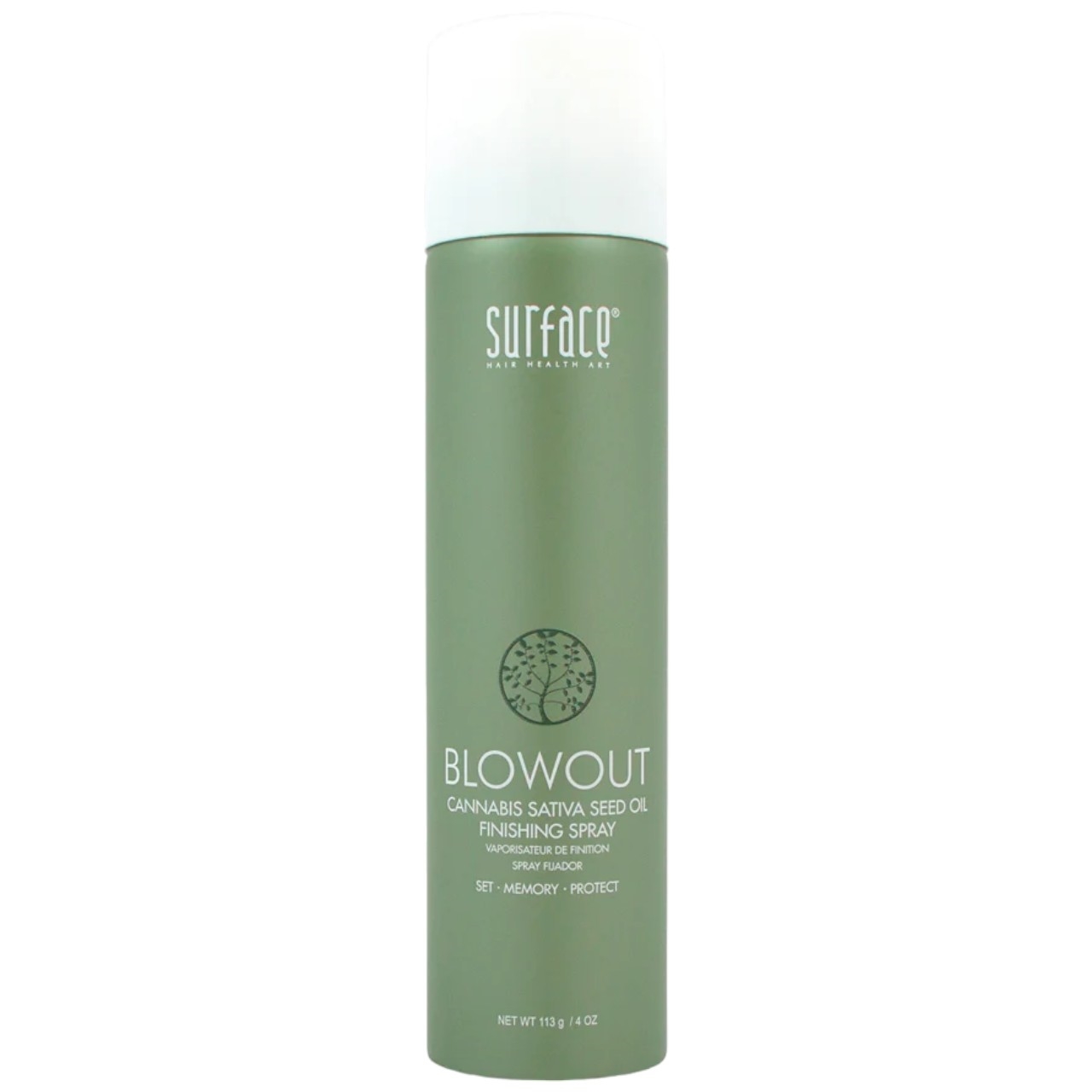 Surface Hair CANNABIS SATIVA SEED OIL FINISHING SPRAY 4 Fl. Oz.